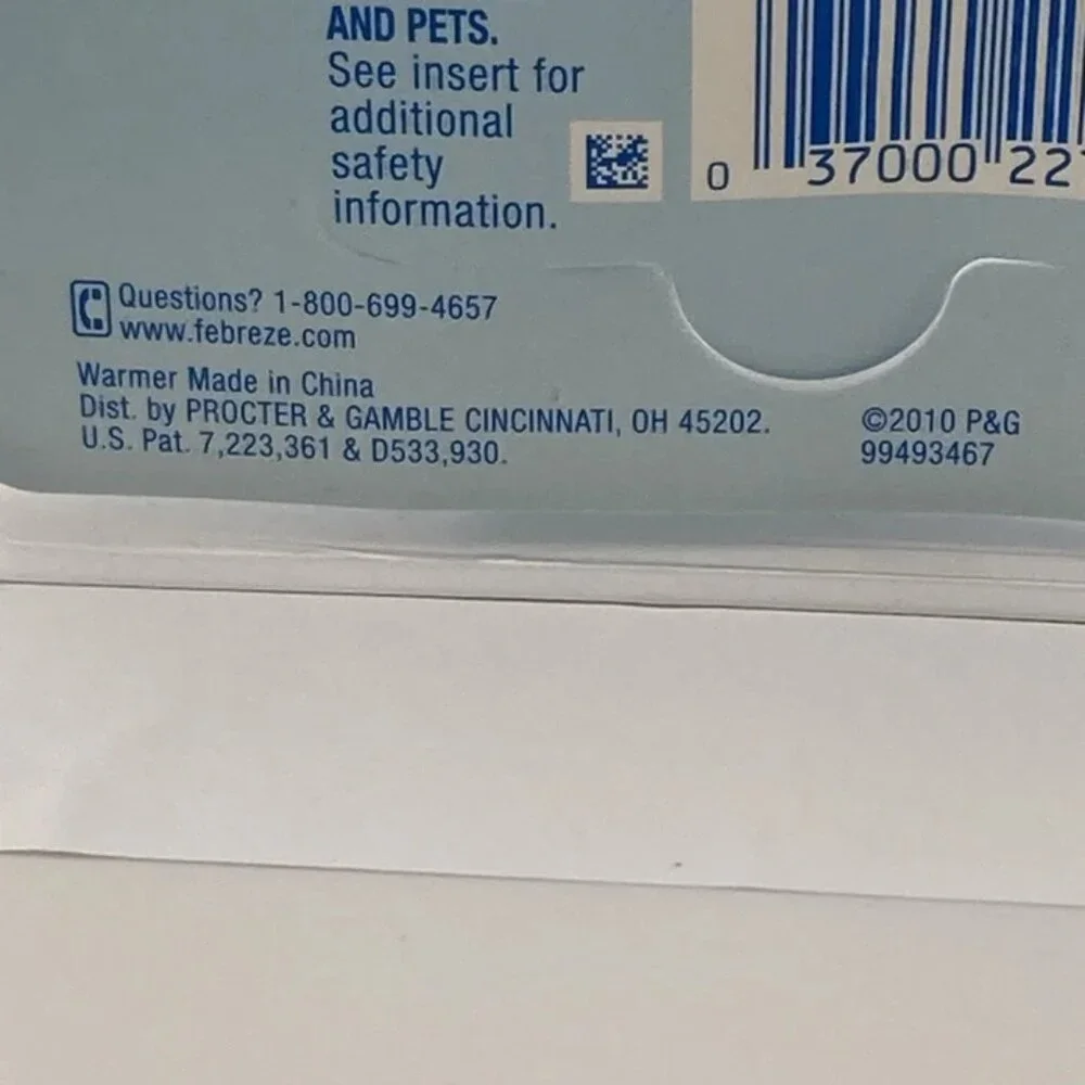 6) Febreze NOTICEables Scented Oil Warmer Plug In 2 in 1 Air Freshener NO REFILL